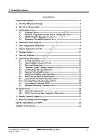 STR-W6052S Datasheet Page 2