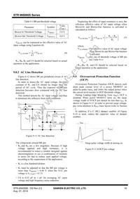 STR-W6052S Datasheet Page 16