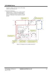 STR-W6052S Datasheet Page 21