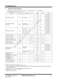 STR-W6072S Datasheet Page 3