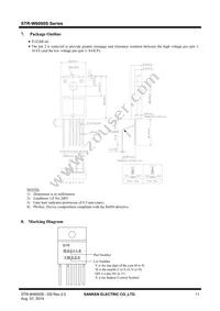 STR-W6072S Datasheet Page 11