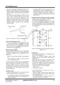 STR-W6072S Datasheet Page 19