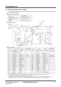 STR-W6072S Datasheet Page 23