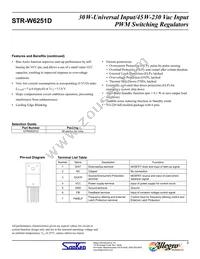 STR-W6251D Datasheet Page 2