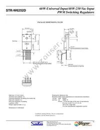STR-W6252D Datasheet Page 11