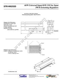 STR-W6252D Datasheet Page 12