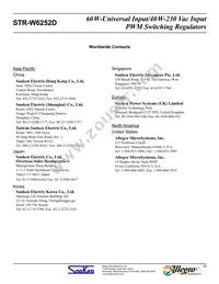 STR-W6252D Datasheet Page 15