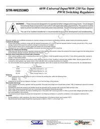 STR-W6253MD Datasheet Page 13