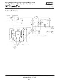 STR-W6734 Datasheet Page 8