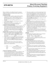 STR-W6754 Datasheet Page 7