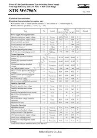 STR-W6756N Datasheet Page 3
