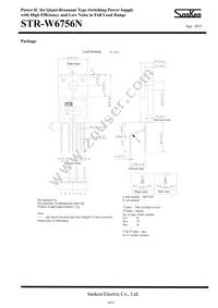 STR-W6756N Datasheet Page 9