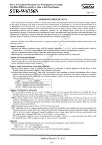 STR-W6756N Datasheet Page 10