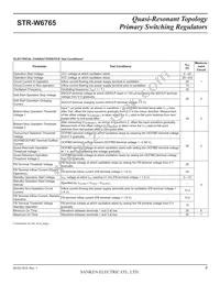 STR-W6765 Datasheet Page 6