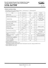STR-X6759F Datasheet Page 2