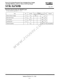 STR-X6769B Datasheet Page 4