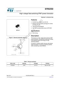 STR2550 Datasheet Cover