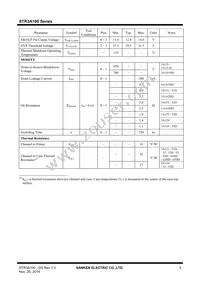 STR3A163HD Datasheet Page 5