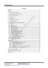 STR4A164HD Datasheet Page 2