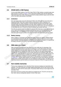STR912FW44X6 Datasheet Page 10