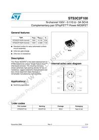 STS3C2F100 Datasheet Cover