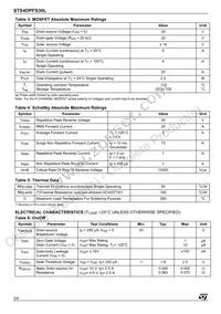 STS4DPFS30L Datasheet Page 2