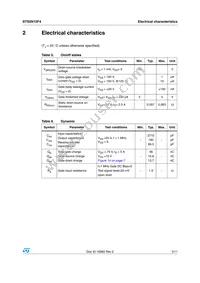 STS5N15F4 Datasheet Page 3