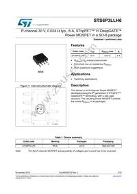 STS6P3LLH6 Datasheet Cover