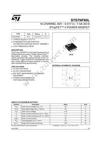 STS7NF60L Cover