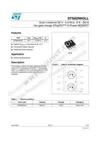 STS8DNH3LL Datasheet Cover