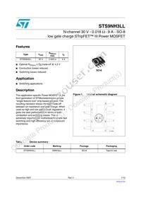 STS9NH3LL Datasheet Cover