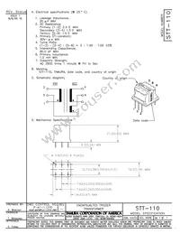 STT-110 Datasheet Cover