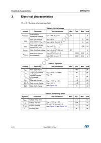 STT5N2VH5 Datasheet Page 4