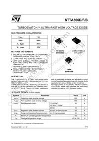 STTA506B-TR Datasheet Cover