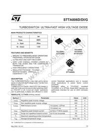 STTA806G-TR Datasheet Cover