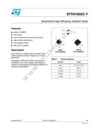 STTH1002CGY-TR Datasheet Cover