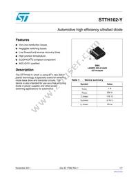 STTH102AY Datasheet Cover