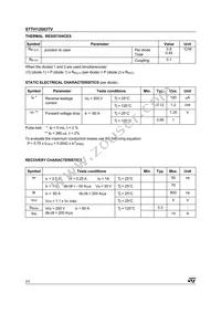 STTH12003TV1 Datasheet Page 2