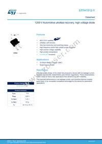 STTH1512GY-TR Datasheet Cover