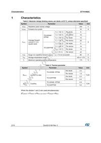 STTH1602CFP Datasheet Page 2