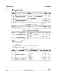 STTH1R02ZF Datasheet Page 2
