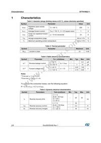 STTH1R02ZFY Datasheet Page 2