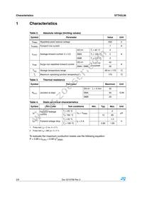 STTH2L06RL Datasheet Page 2