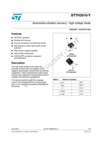 STTH3010GY-TR Datasheet Cover