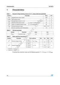 STTH312B Datasheet Page 2