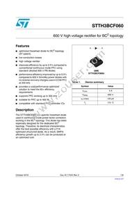 STTH3BCF060U Datasheet Cover