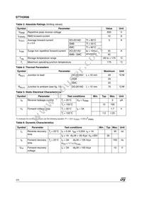 STTH3R06U Datasheet Page 2