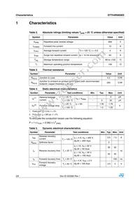 STTH4R06DEE-TR Datasheet Page 2