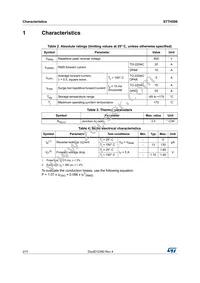 STTH506B Datasheet Page 2