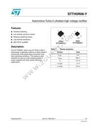 STTH5R06GY-TR Datasheet Cover